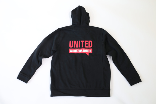 Black Zip Up Hoodie - United Workers Union